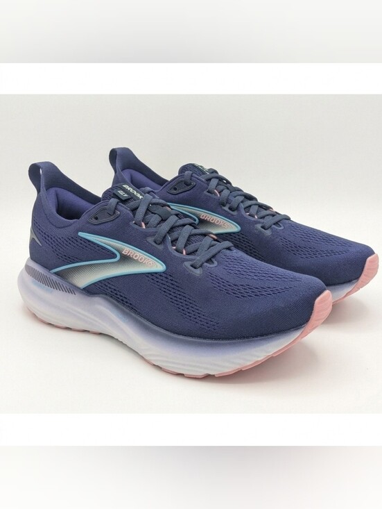 Brooks Shoes - Brooks Women’s Glycerin GTS 22 Navy Running Shoes (Size 10 Extra Wide)